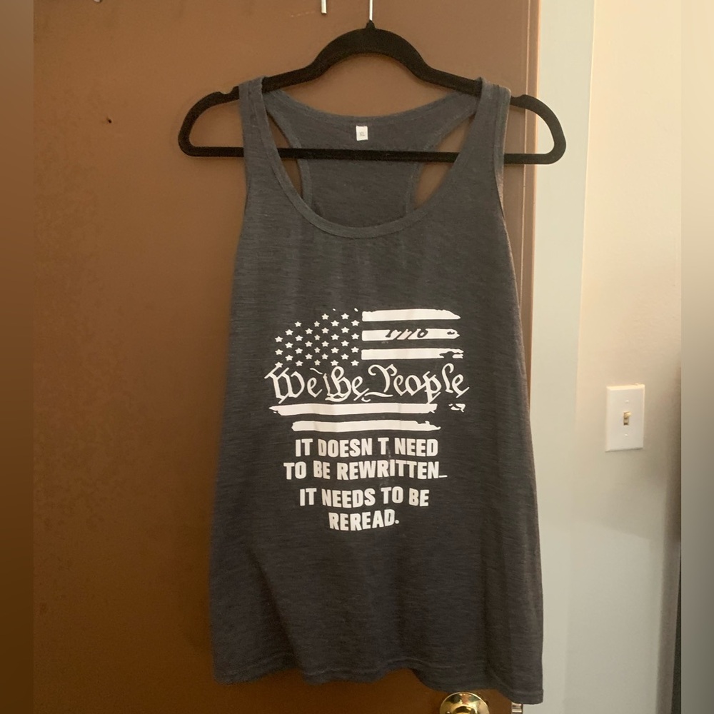 We The People Grey Tank Top